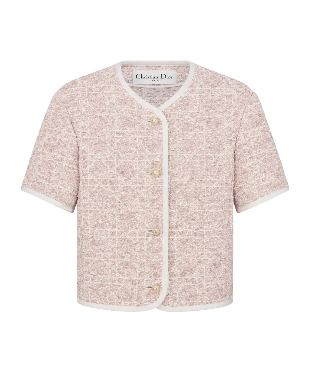 Button-Up Short-Sleeved Jacket