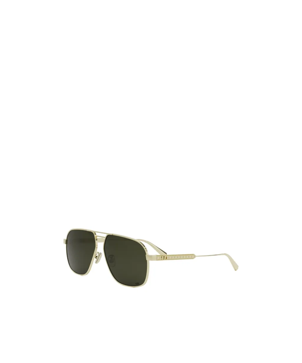 Dior Cannage A3U Pilot Frame Sunglasses