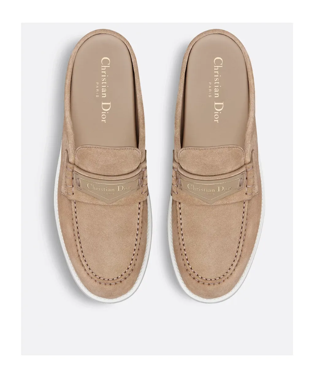 Boy Logo Debossed Slip-On Sandals