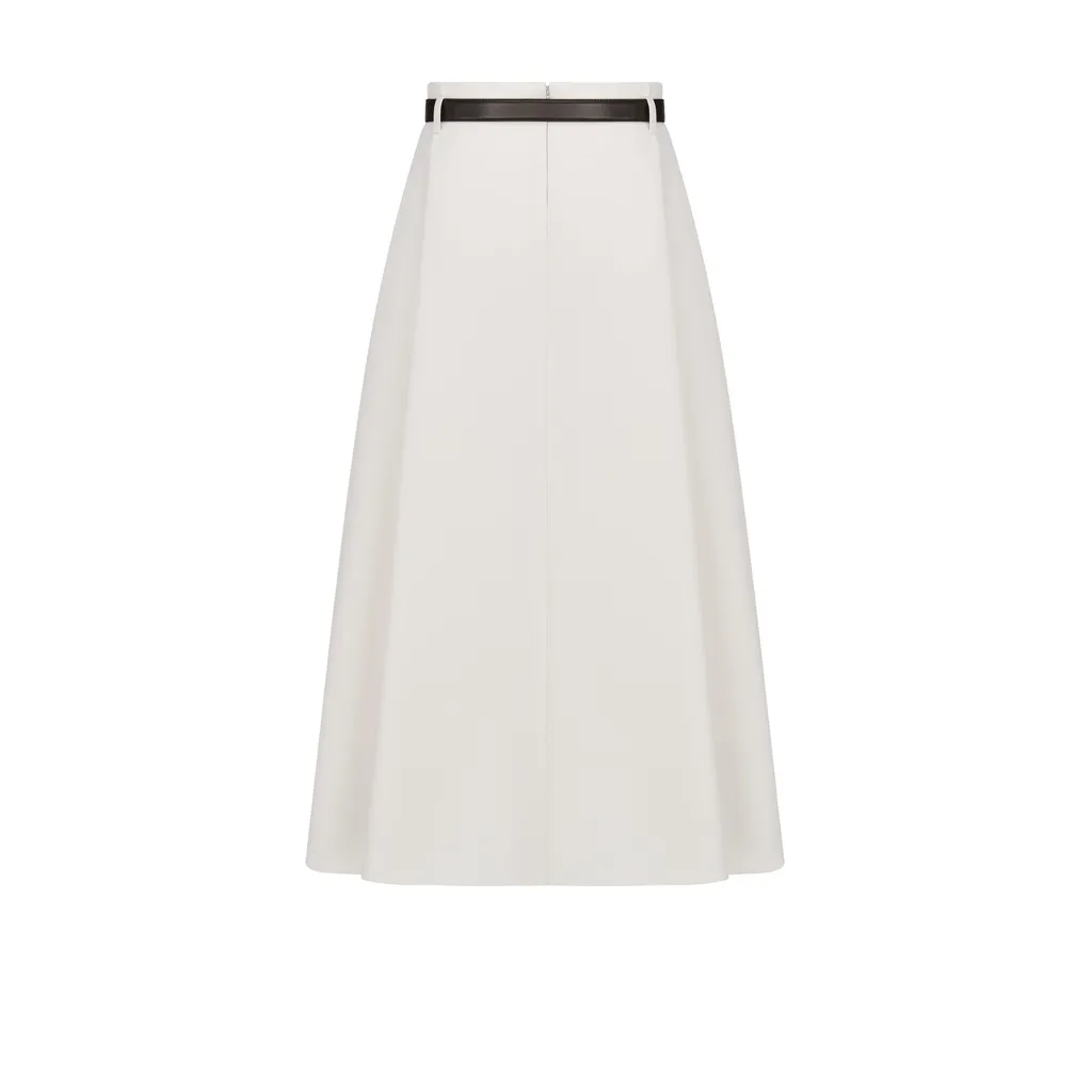 Mid-Length Flared Skirt
