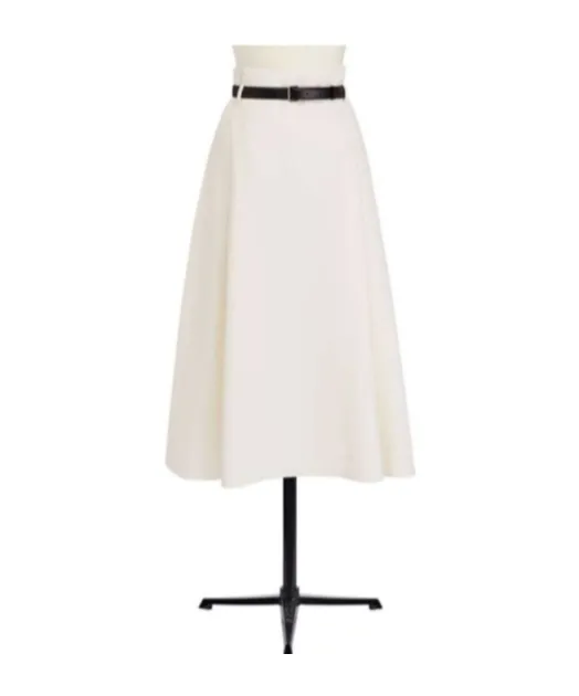 Mid-Length Flared Skirt