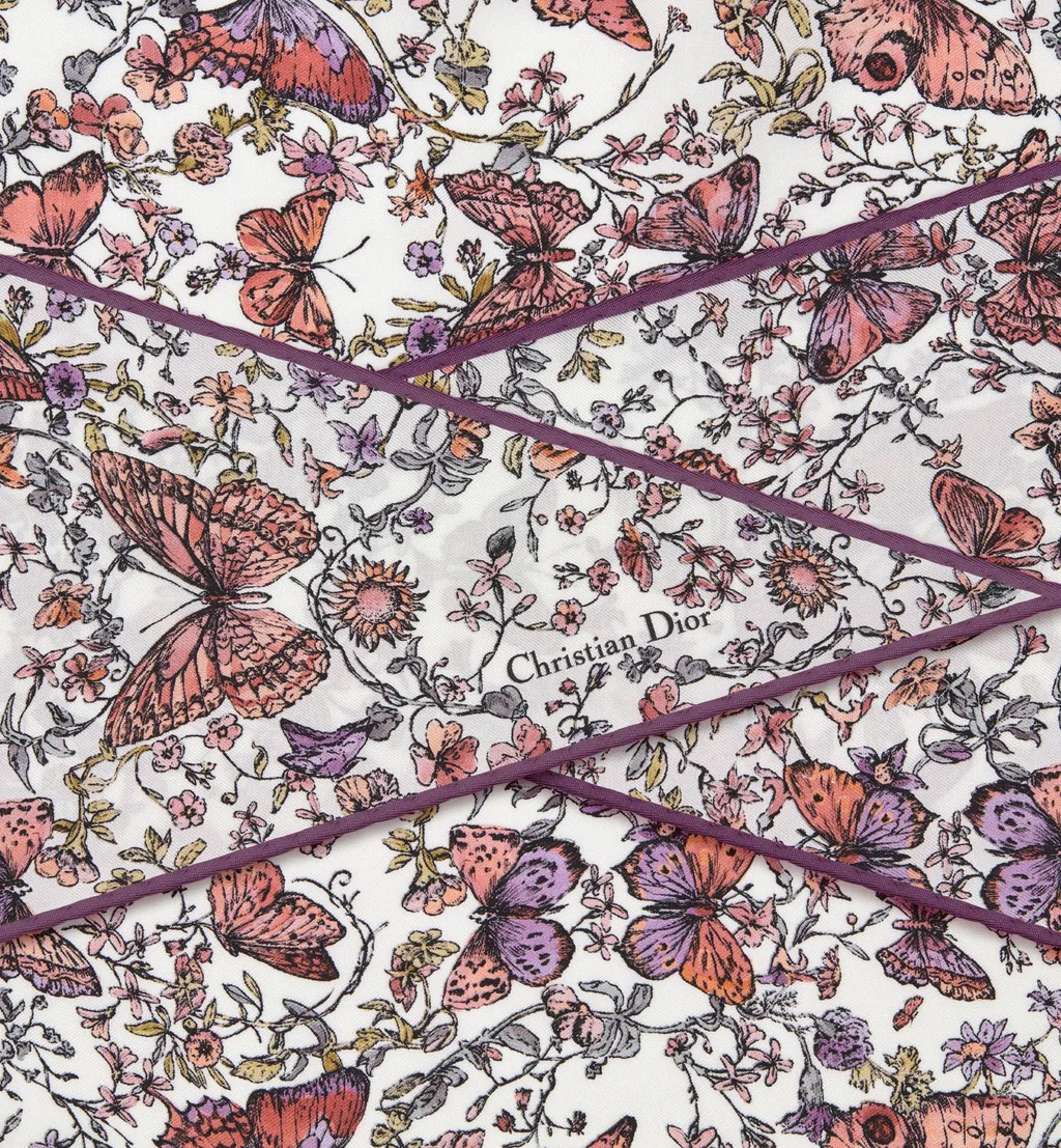 Toile De Jouy Papillon Scarf