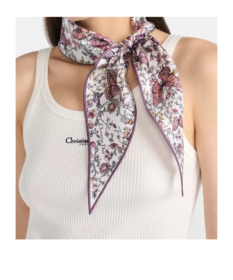 Toile De Jouy Papillon Scarf