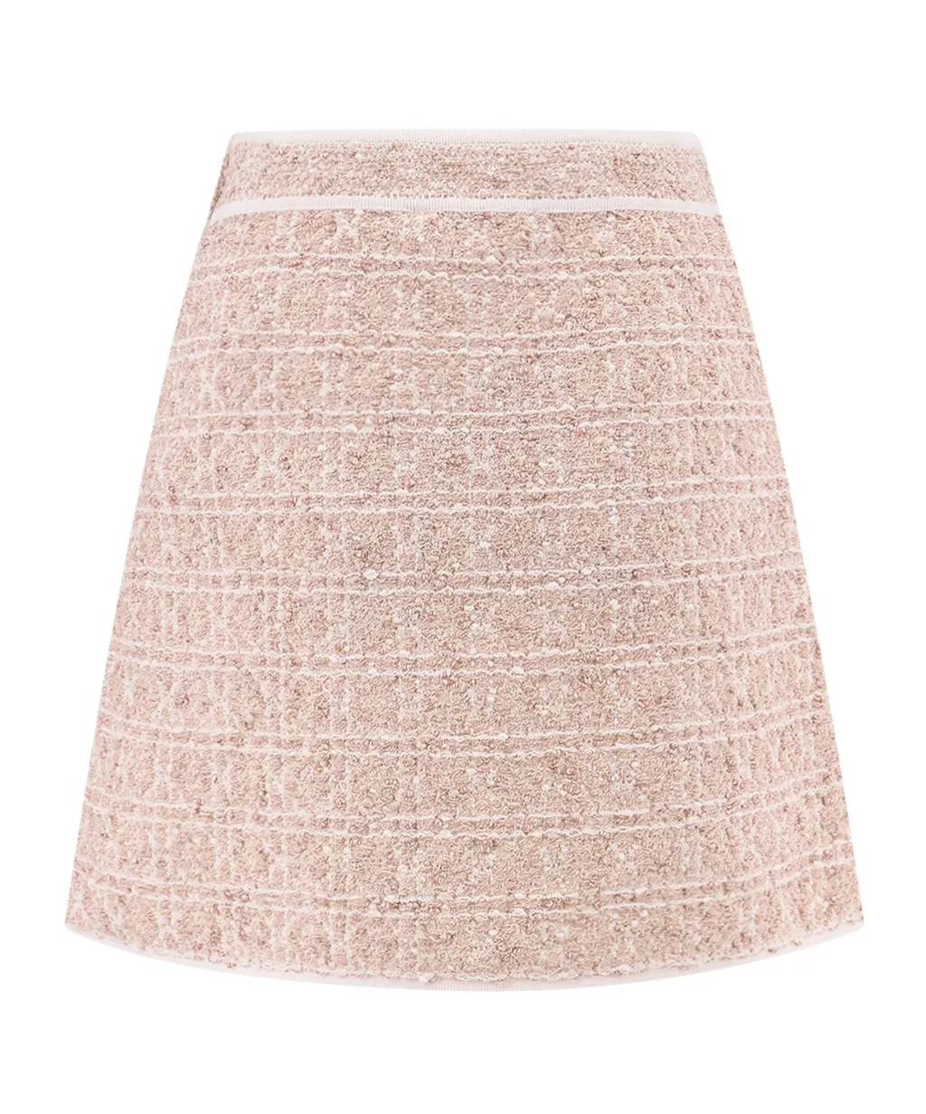 Macrocannage Miniskirt