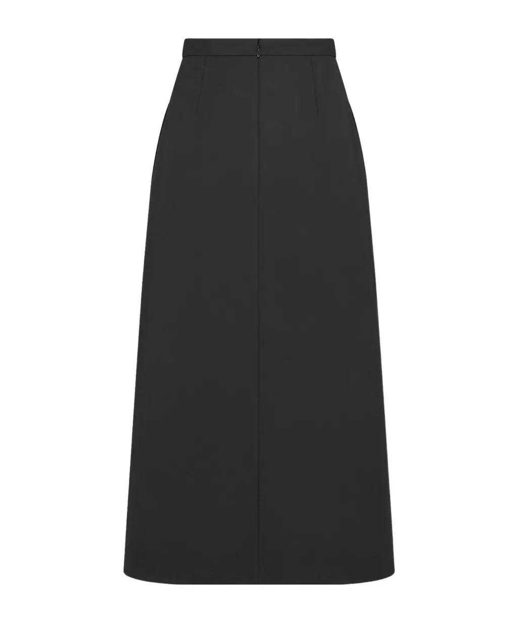 Mid-Length Flared Skirt