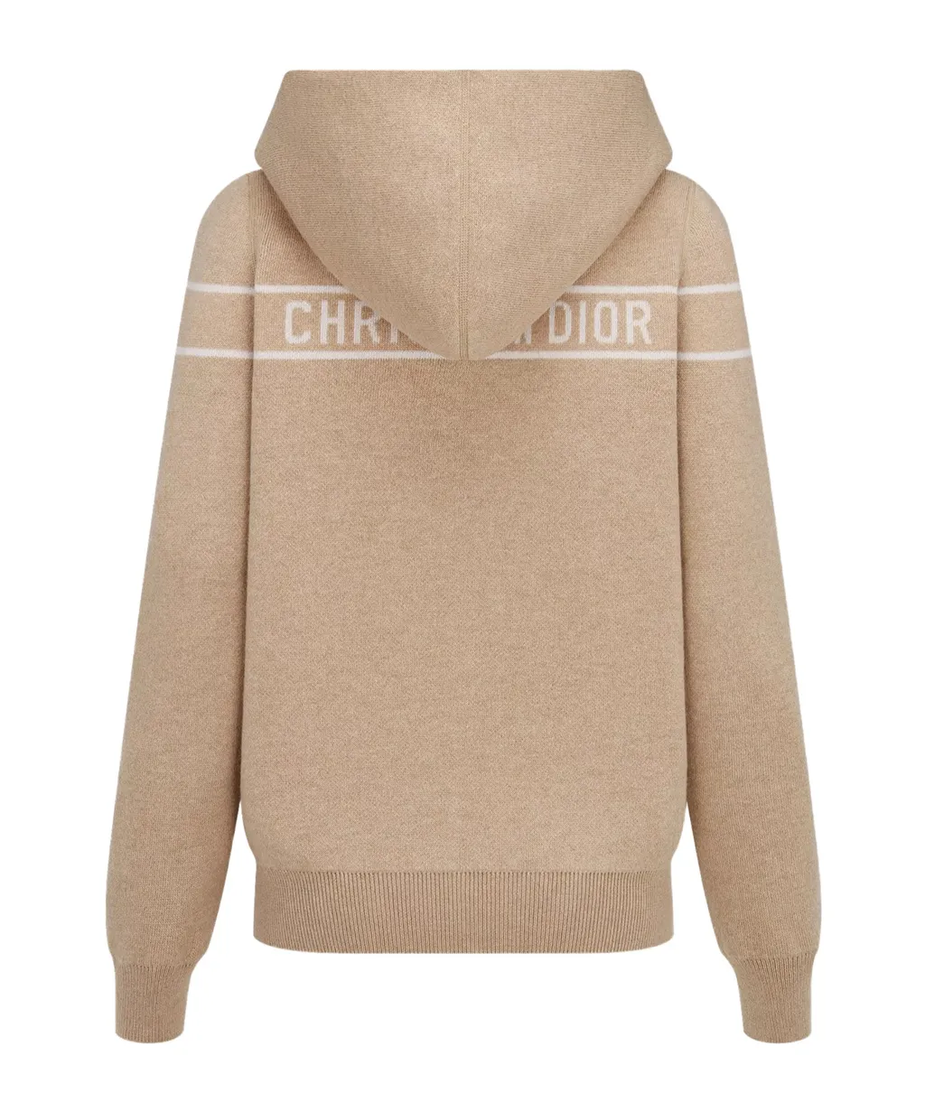 Reversible Zipped Cardigan With Hood