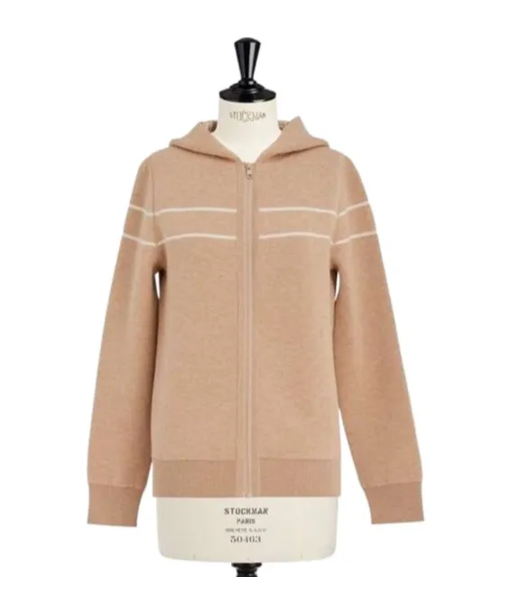 Reversible Zipped Cardigan With Hood