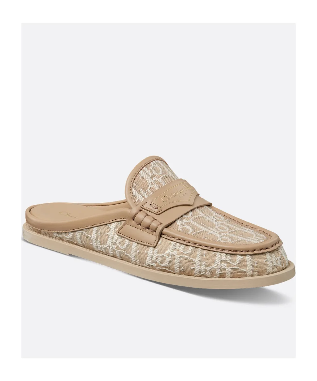 Logo Jacquard Slip-On Sandals