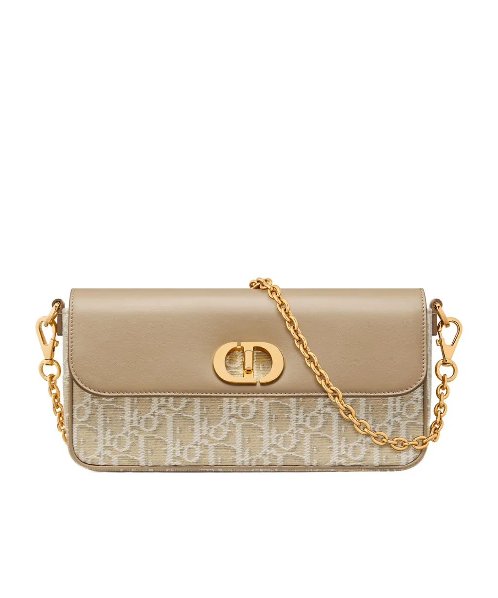 30 Montaigne Avenue East-West Double Strap Mini Chain Bag