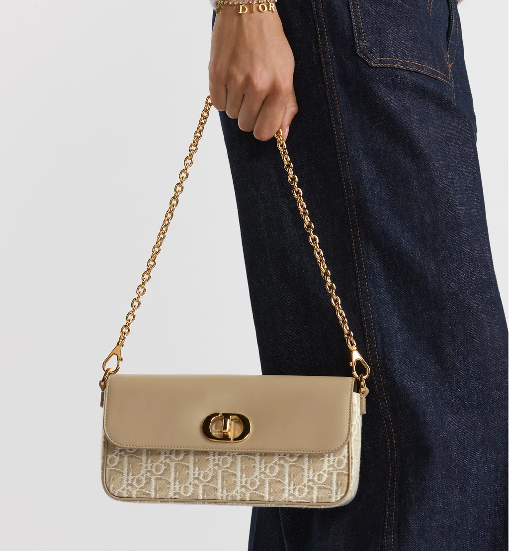 30 Montaigne Avenue East-West Double Strap Mini Chain Bag