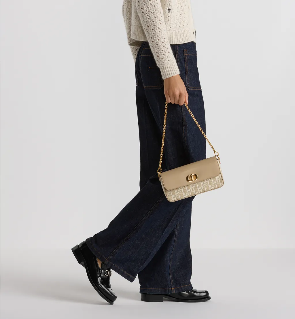 30 Montaigne Avenue East-West Double Strap Mini Chain Bag