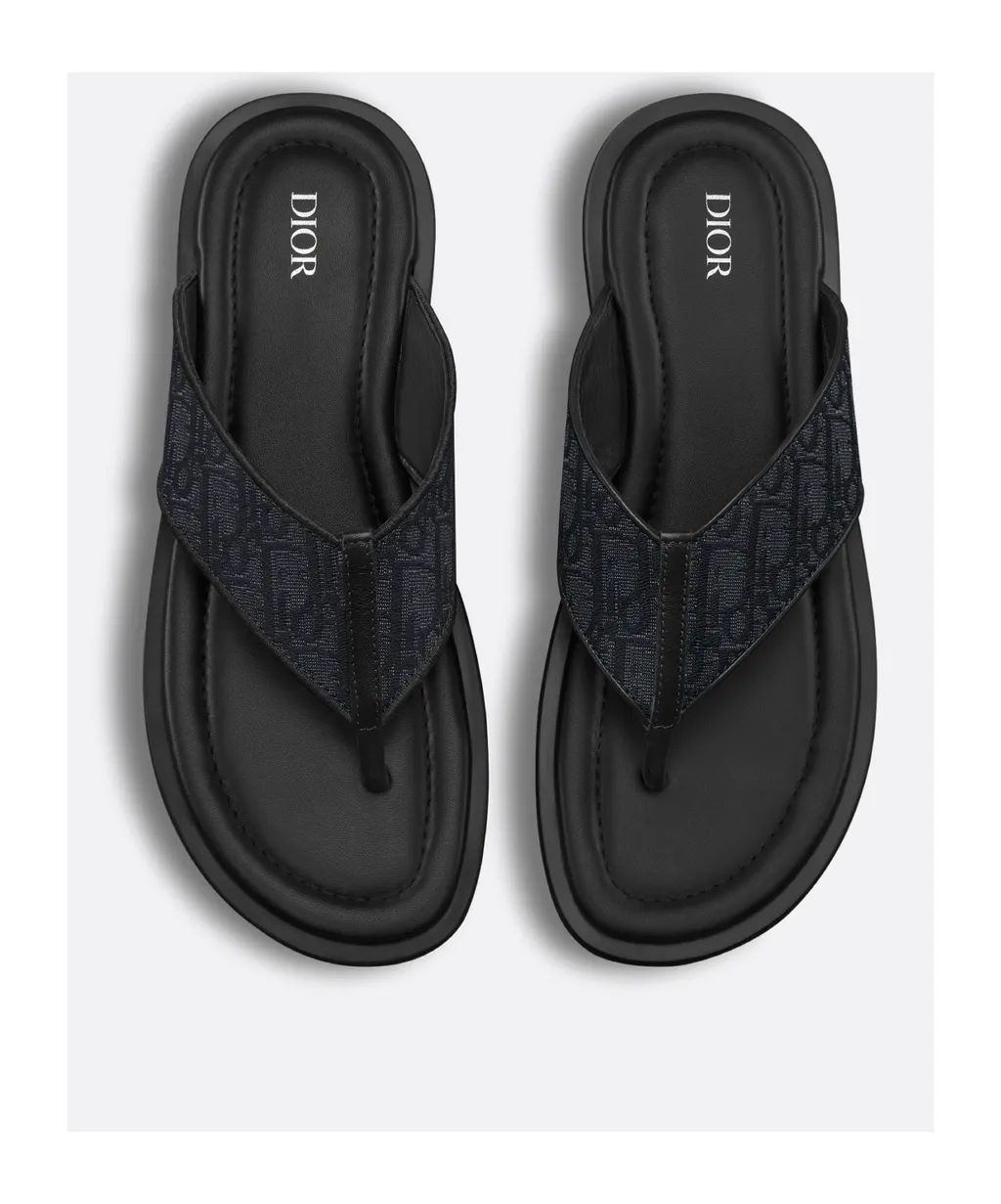 Logo Jacquard Slip-On Sandals