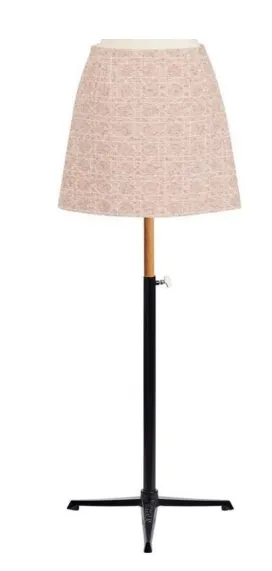 Macrocannage Flared Miniskirt
