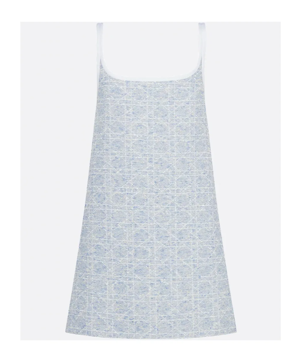 Short Flared Cannage Dress