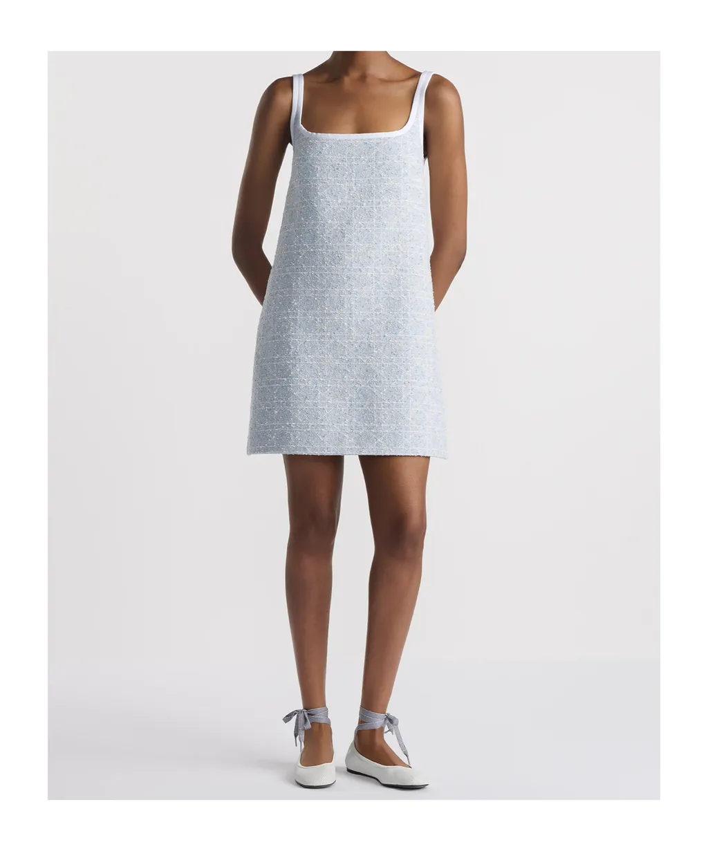 Short Flared Cannage Dress