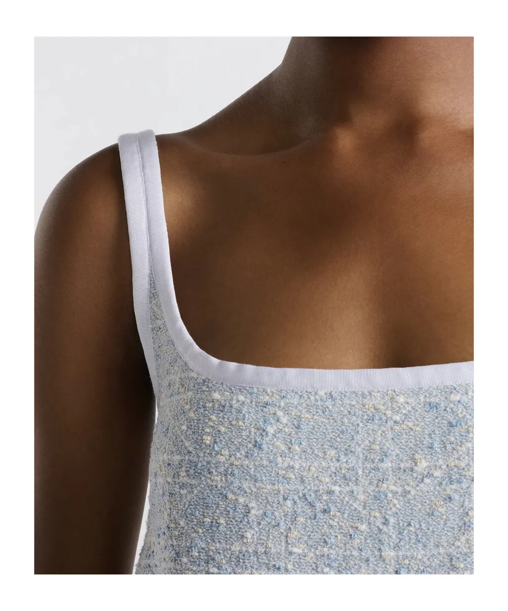 Short Flared Cannage Dress