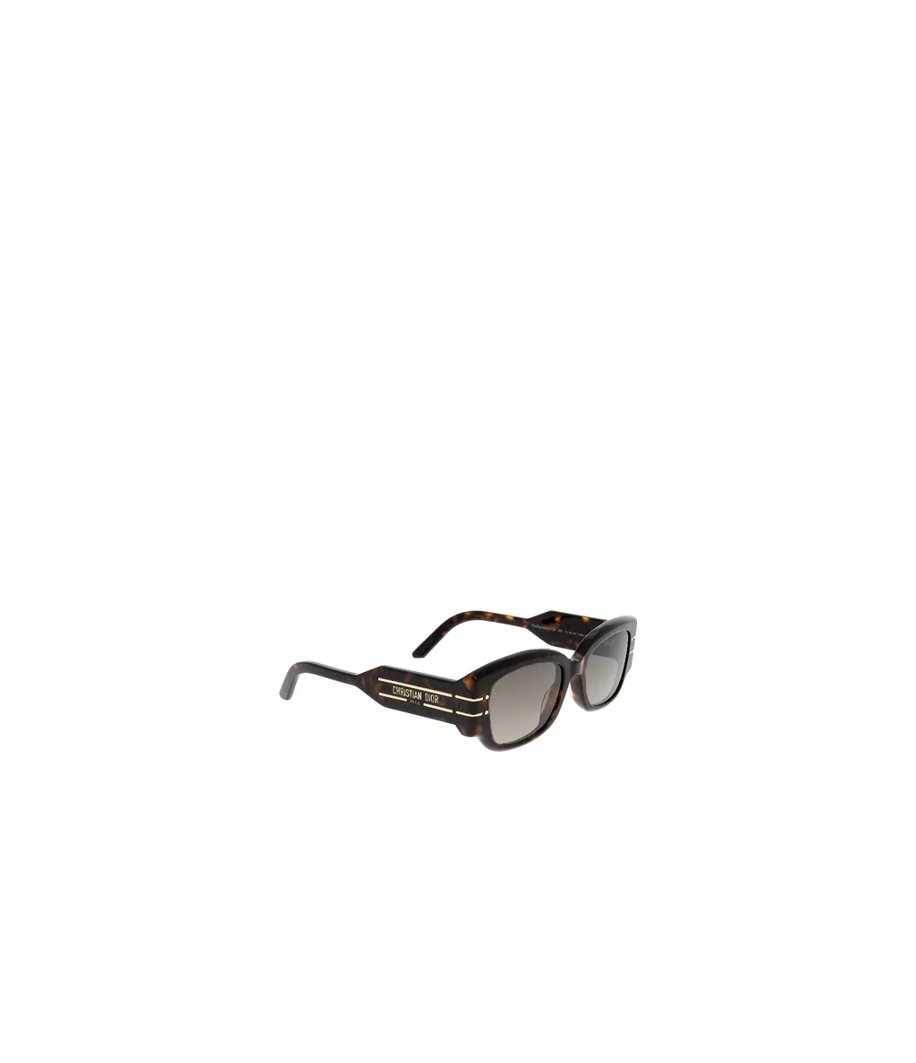 Diorsignature S13I Rectangle-Frame Sunglasses