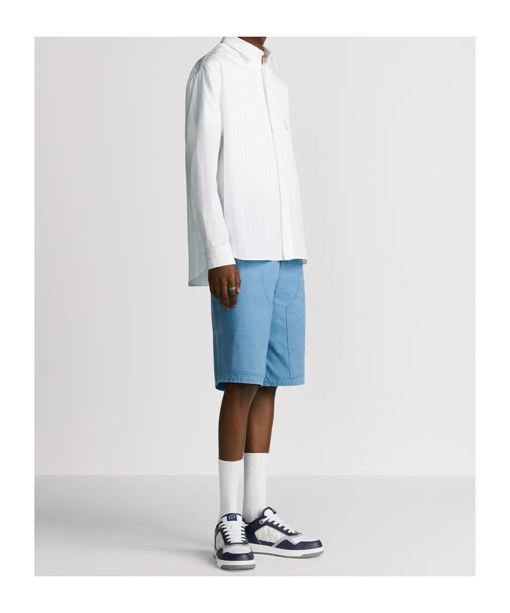 Logo Embroidered Bermuda Shorts