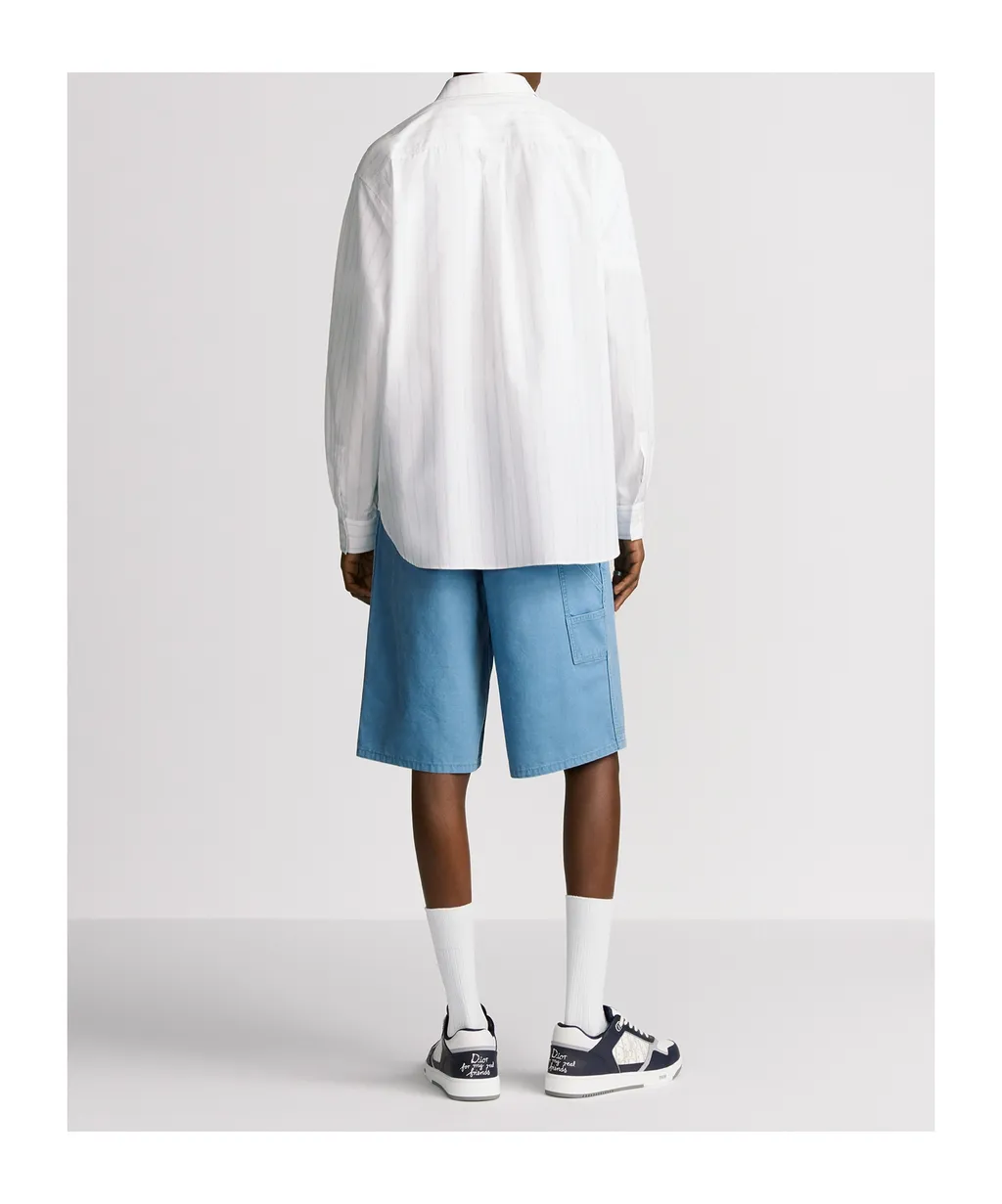 Logo Embroidered Bermuda Shorts