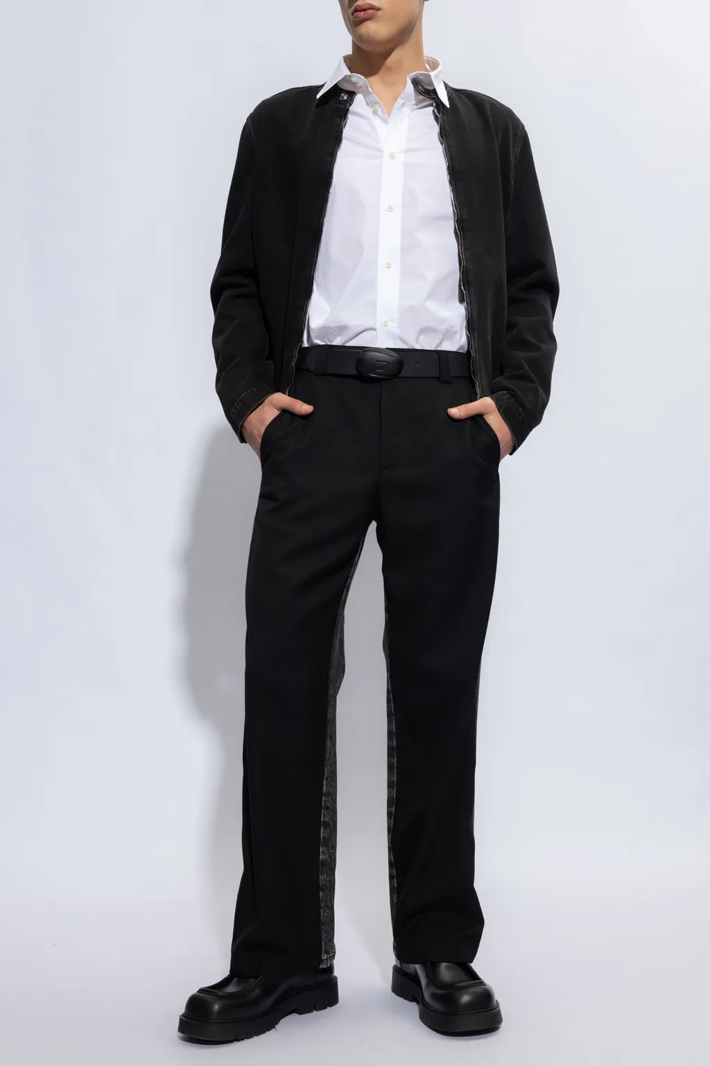 P-Wire Panelled Trousers