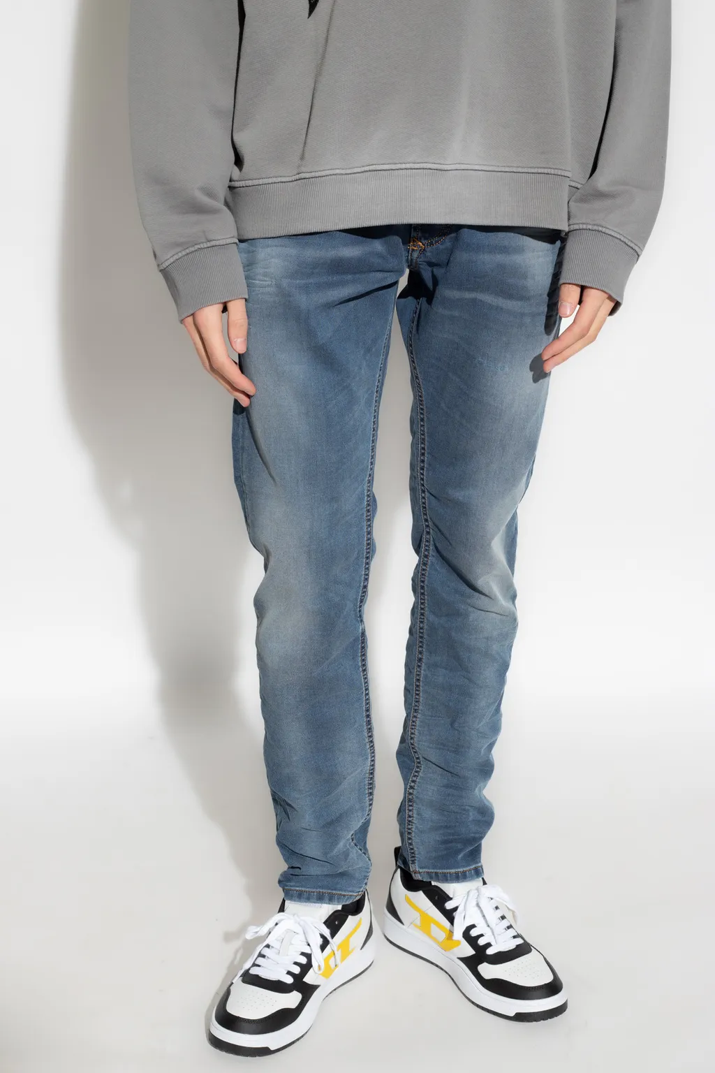 Krooley-E-Ne Low-Rise Tapered Jeans