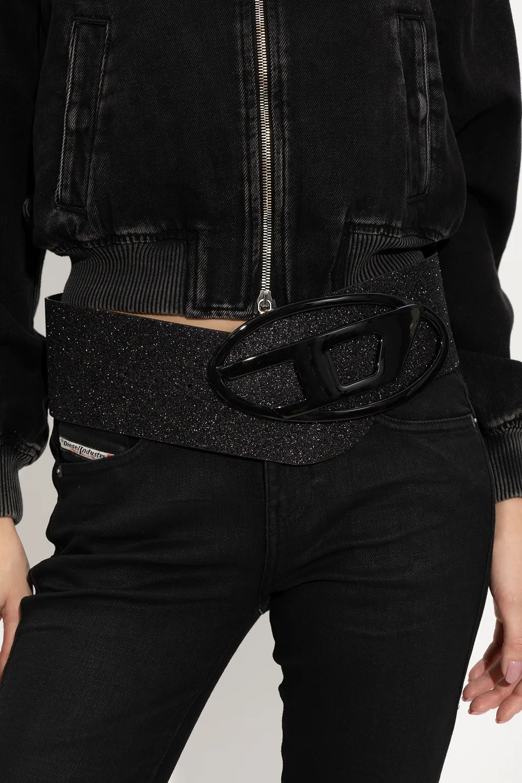 B-1Dr 80 Glitter Wide Belt