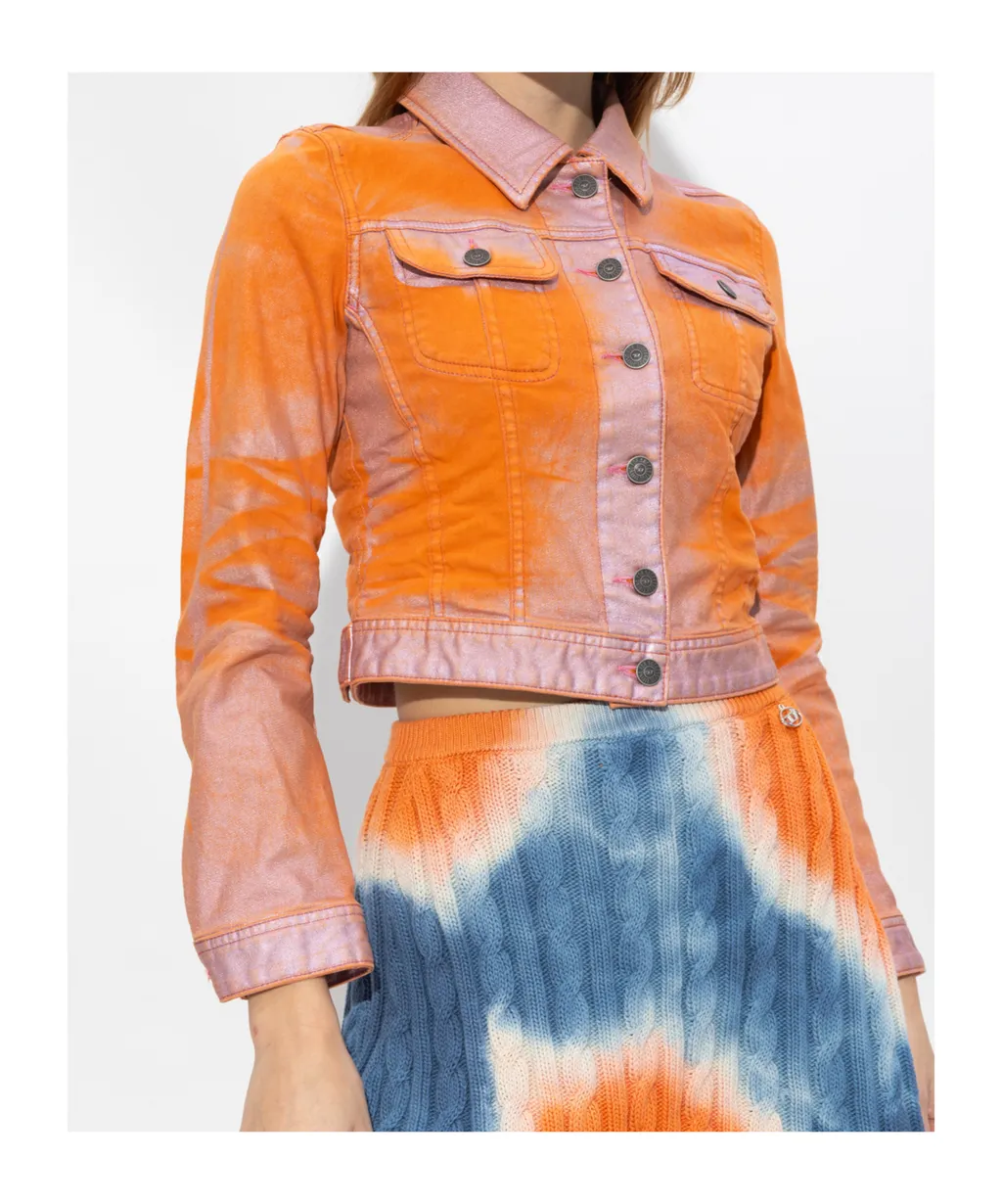 De-Slimmy-S Cropped Denim Jacket