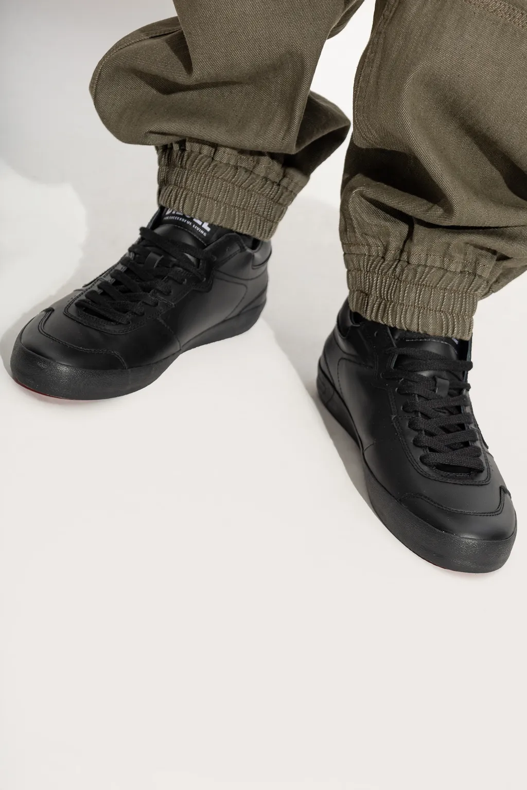S-Leroji Low Leather Sneakers