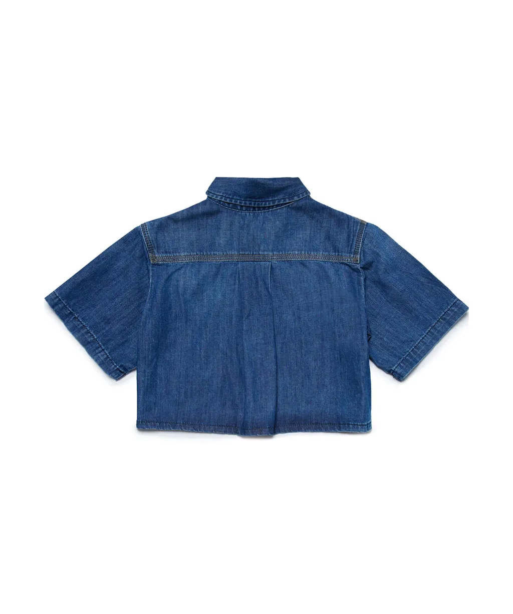Cunnix Cropped Denim Shirt