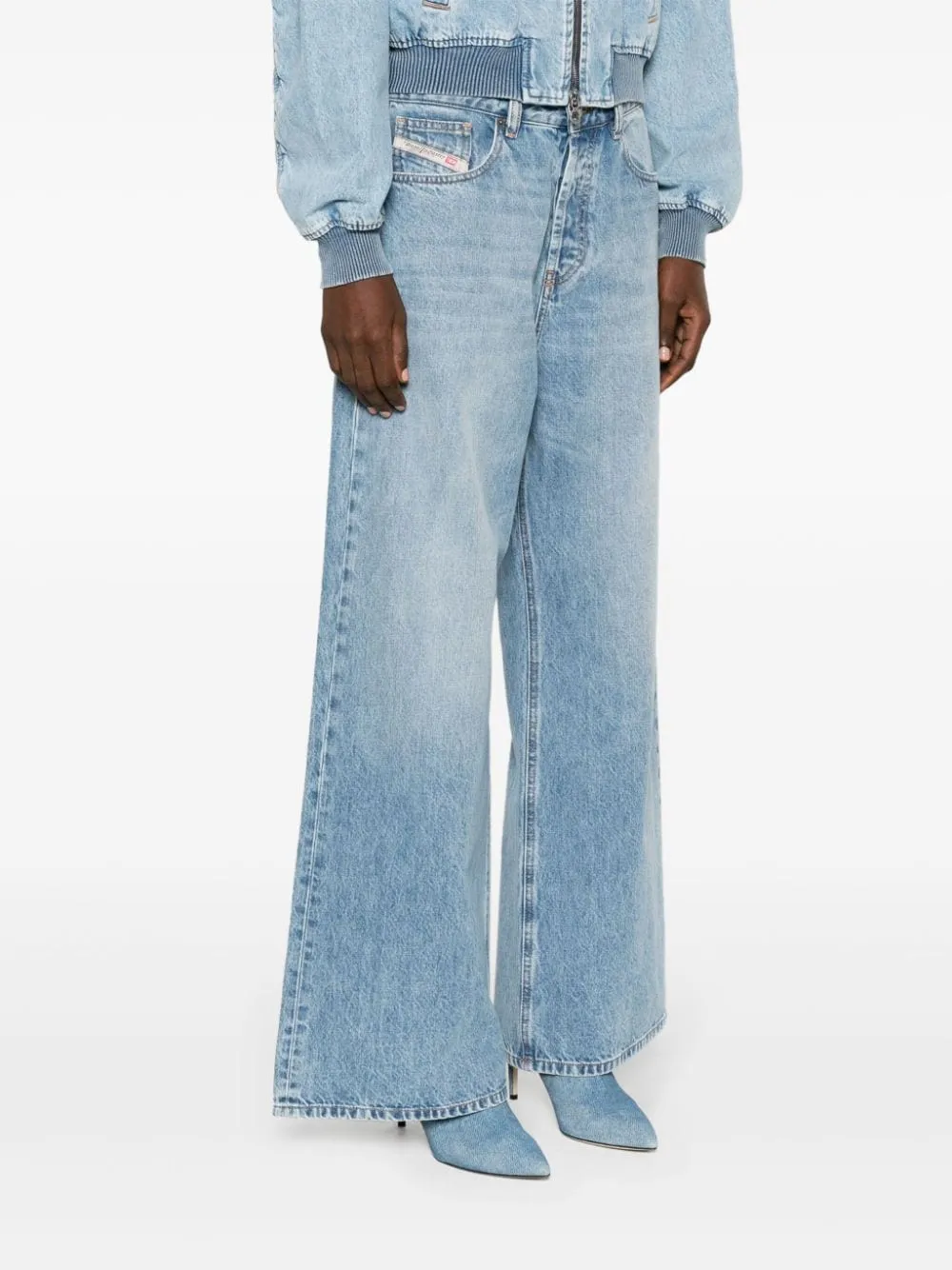 1996 D-Sire Low-Rise Wide-Leg Jeans