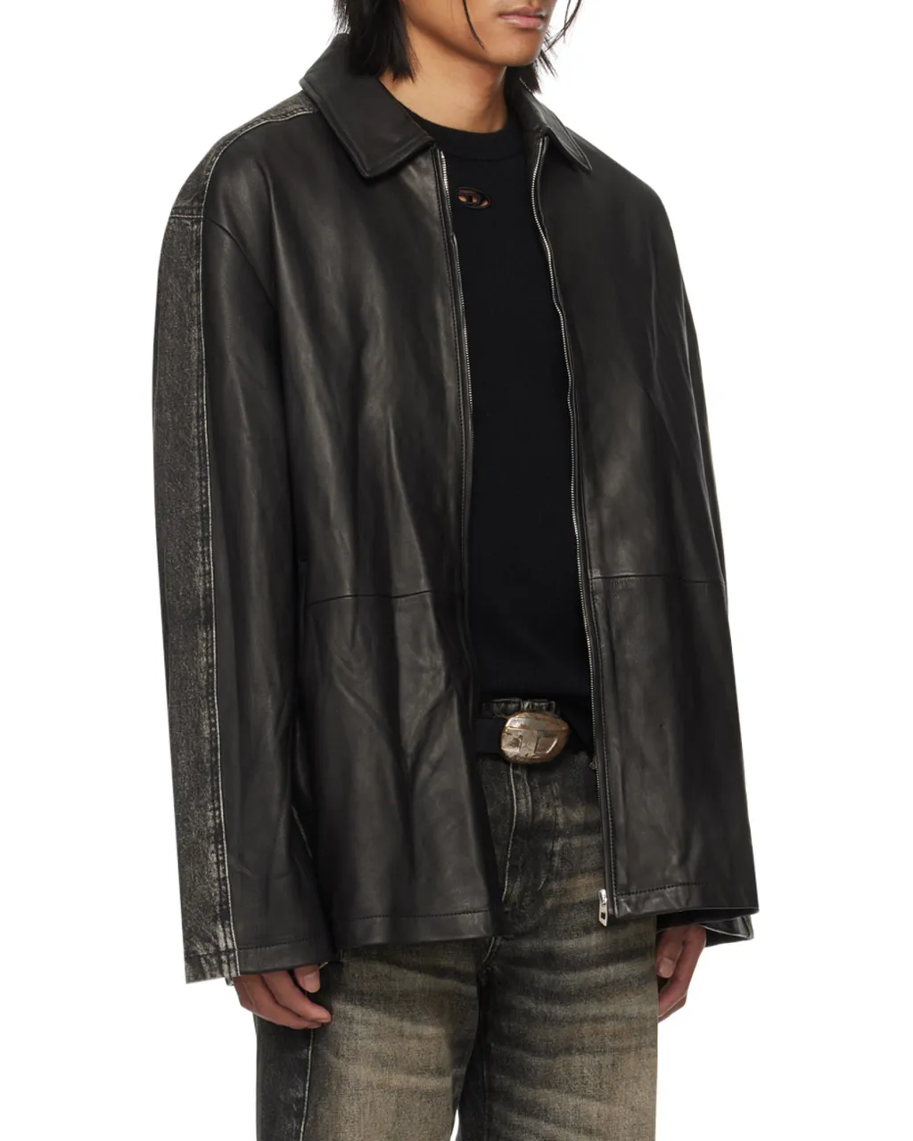 L-Stoller Leather Jacket