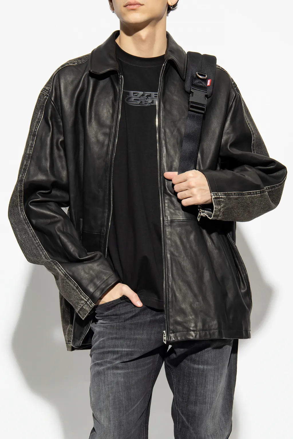 L-Stoller Leather Jacket