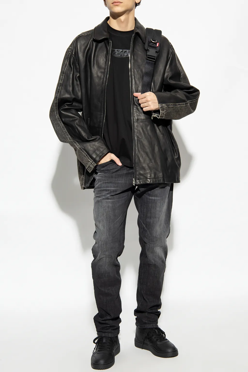 L-Stoller Leather Jacket