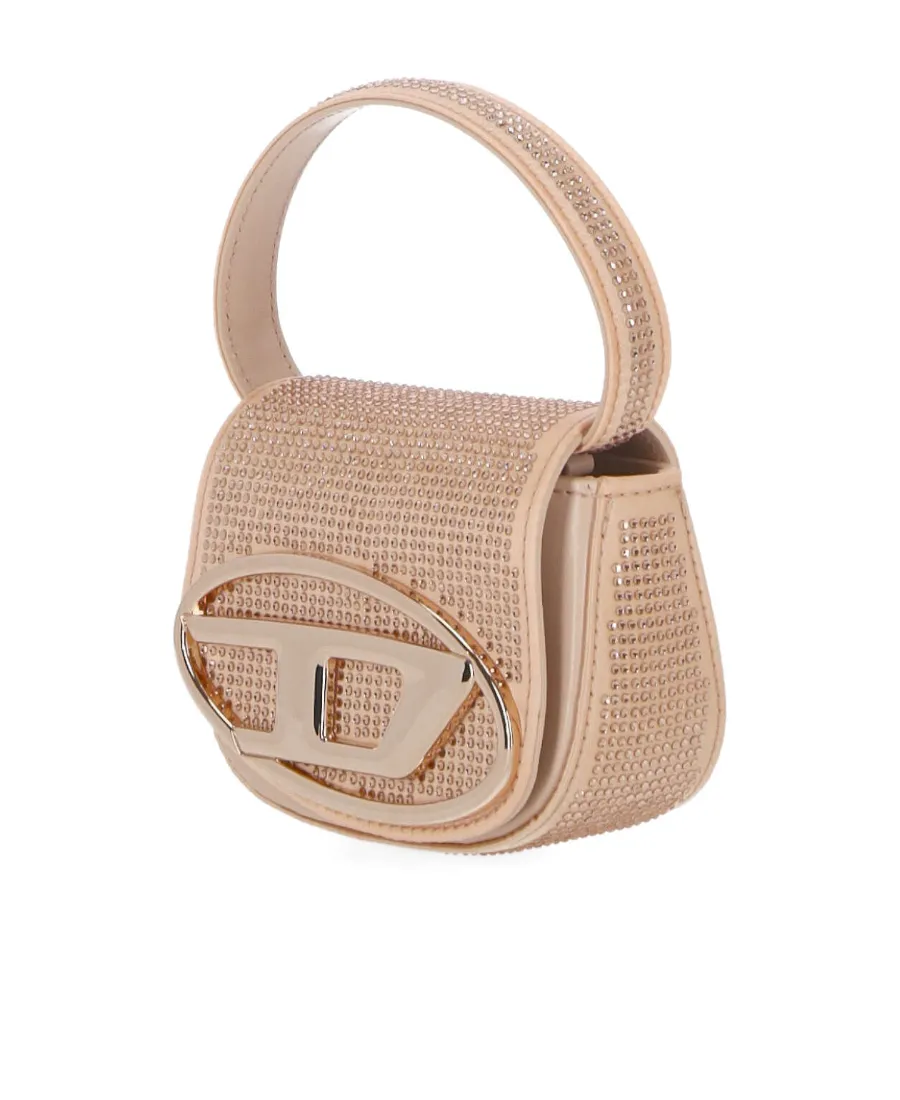 Mini 1Dr Crystal-Embellished Crossbody Bag