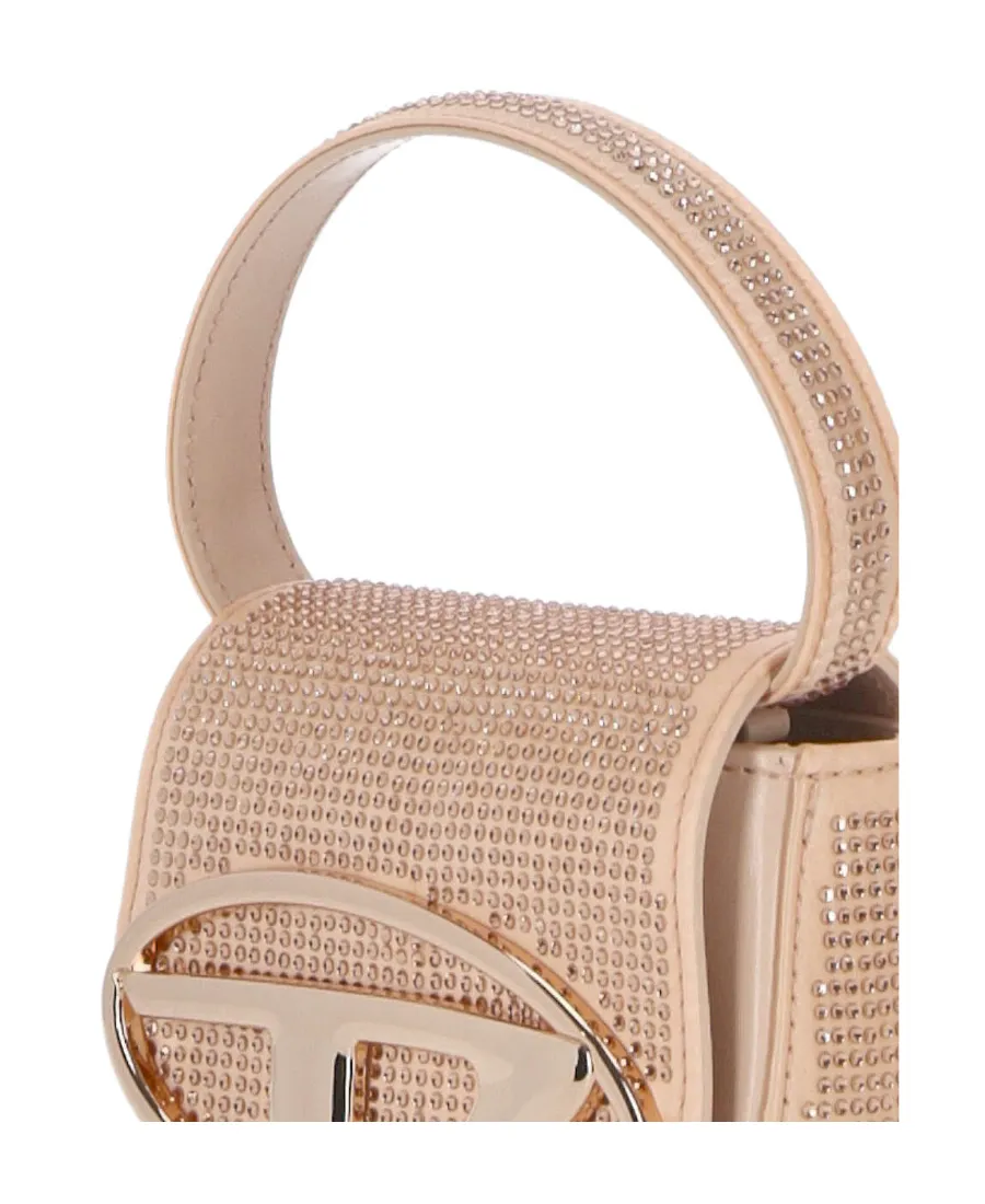 Mini 1Dr Crystal-Embellished Crossbody Bag