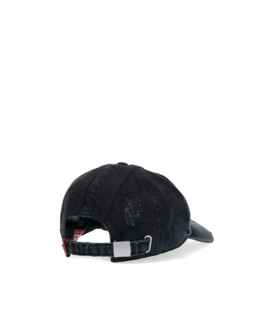 C-Geir Distressed-Effect Denim Cap