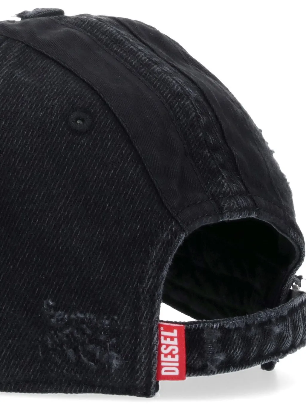 C-Geir Distressed-Effect Denim Cap
