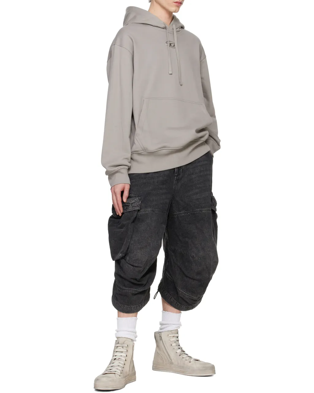 Logo Detailed Drawstring Hoodie
