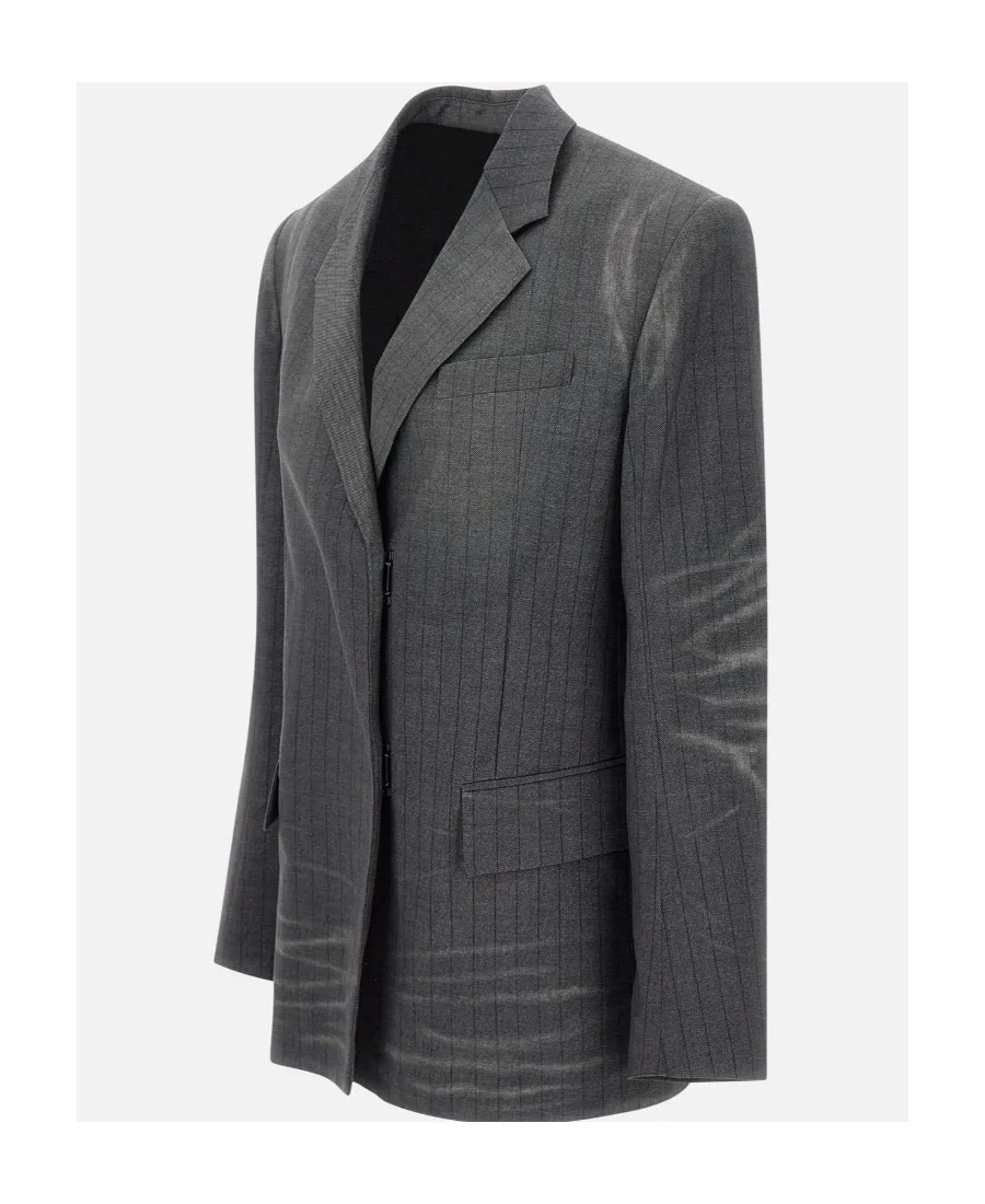 G-Kess Whiskering-Effect Blazer