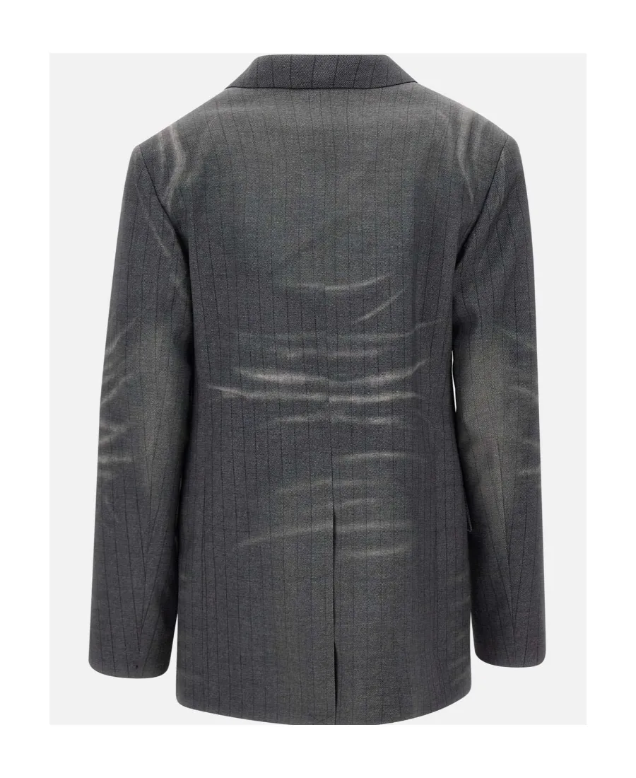 G-Kess Whiskering-Effect Blazer