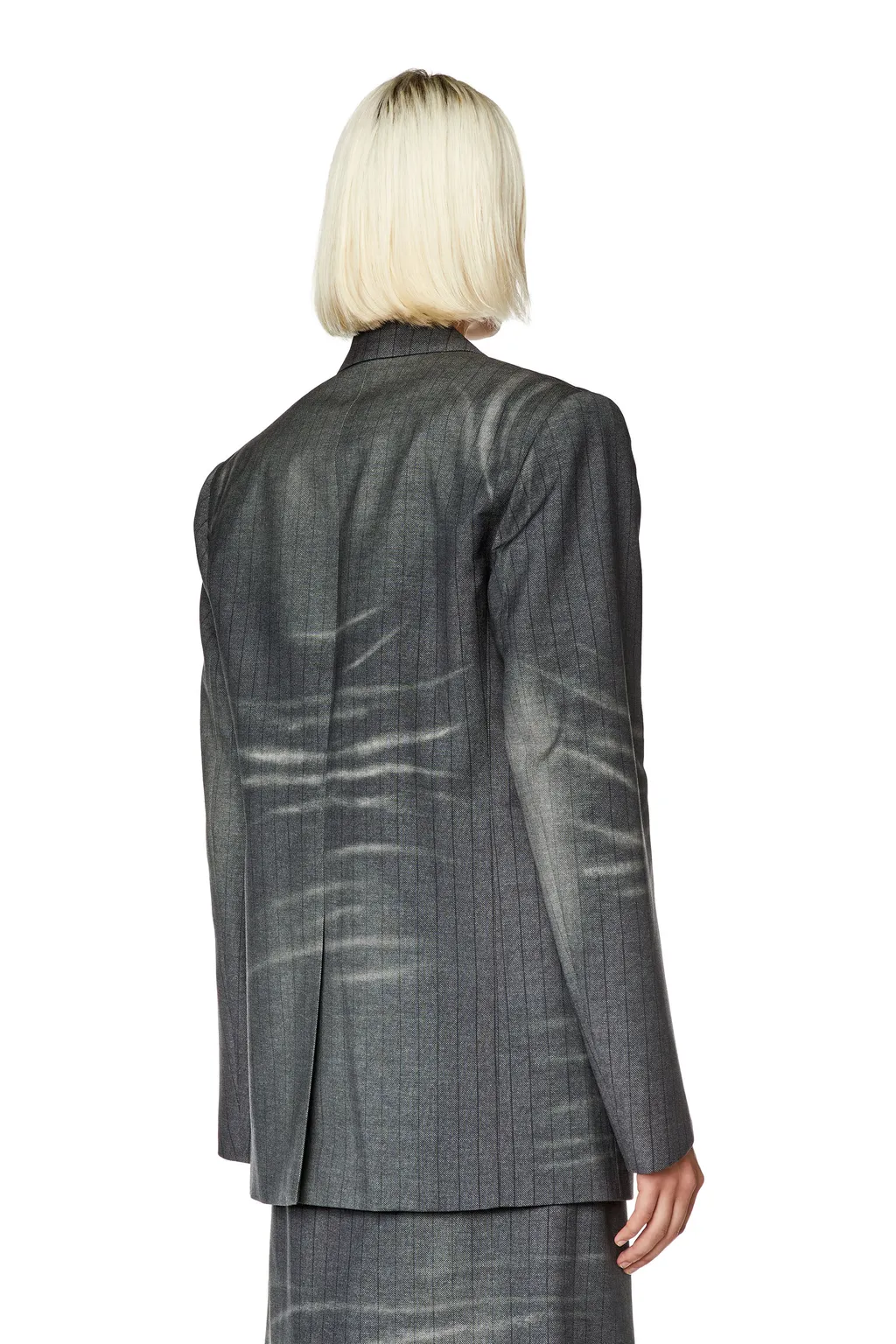 G-Kess Whiskering-Effect Blazer