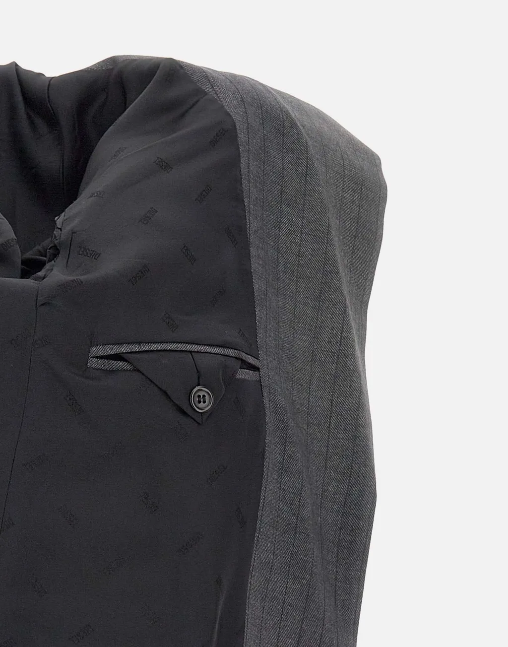 G-Kess Whiskering-Effect Blazer