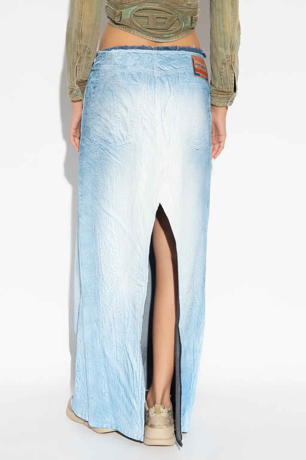 A-Line Lyocell Maxi Skirt