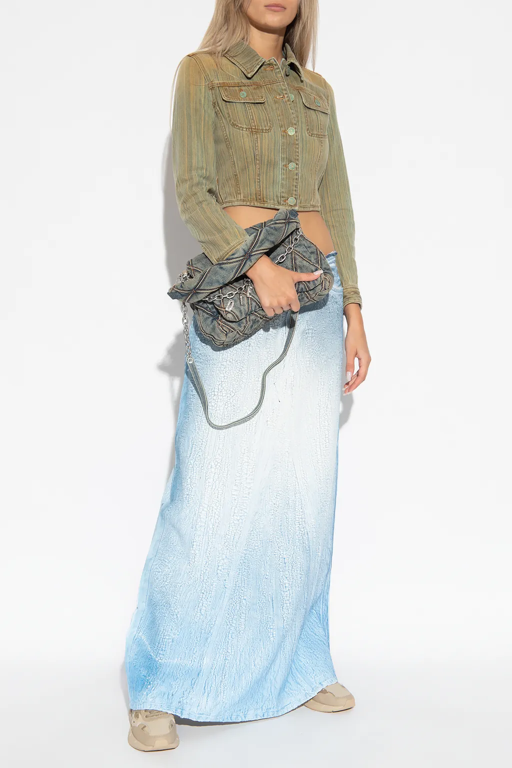 A-Line Lyocell Maxi Skirt