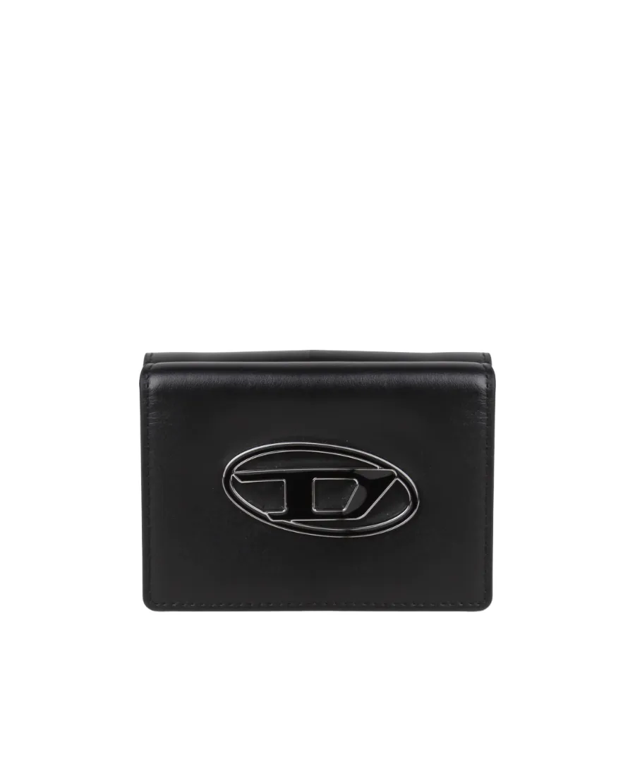 Logo-Print Leather Wallet