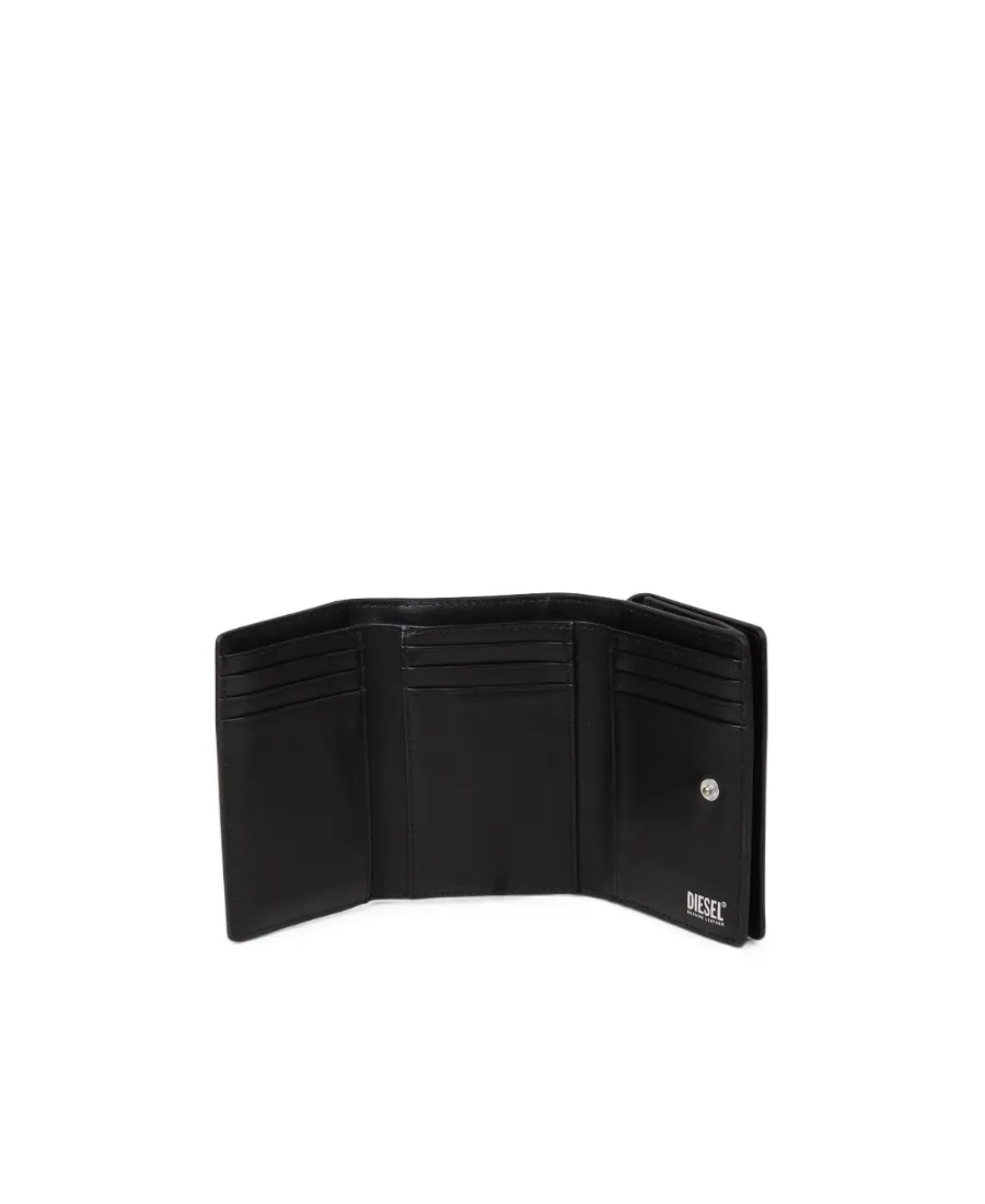 Logo-Print Leather Wallet