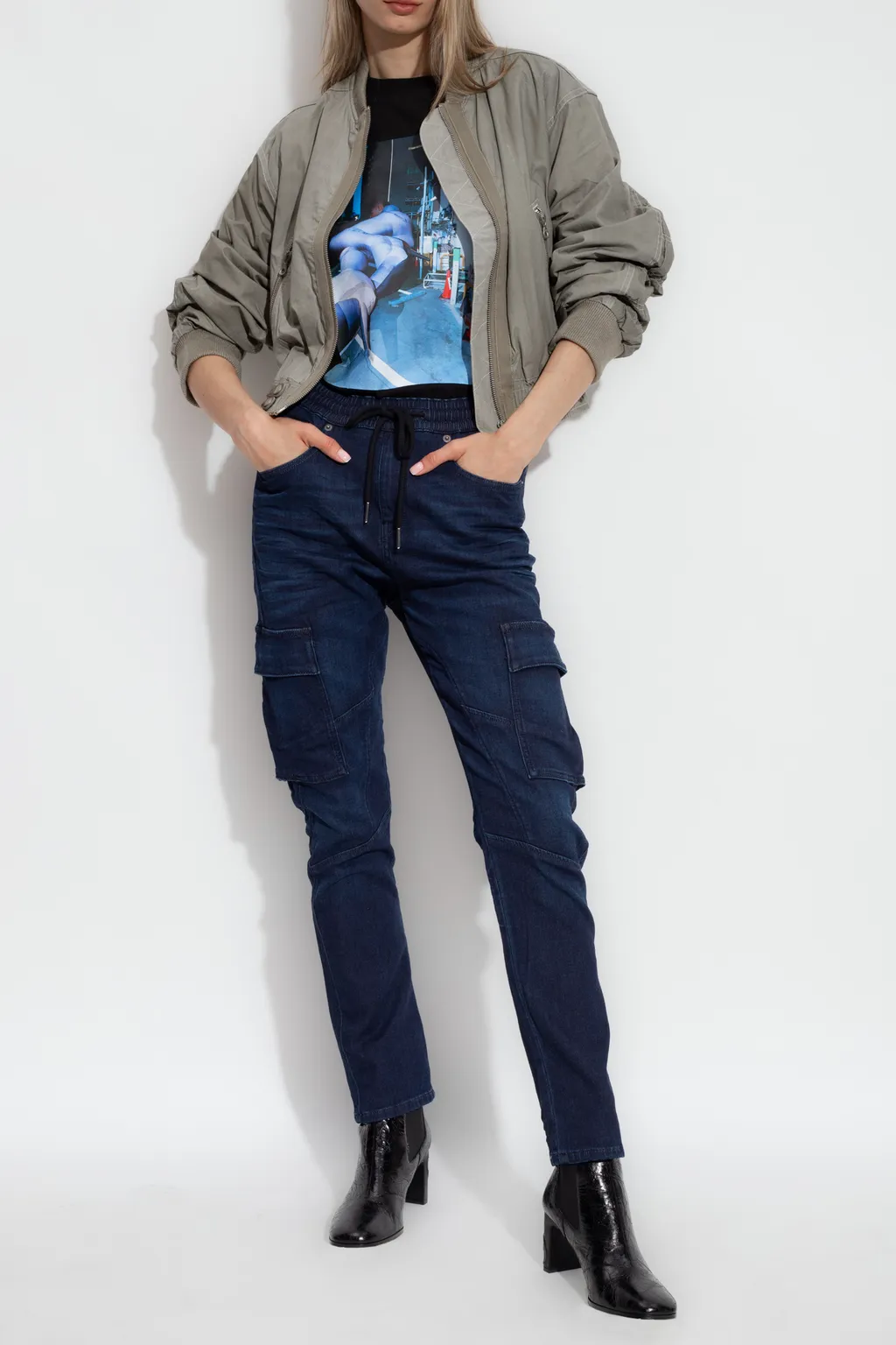 D-Ursy Track Slim-Cut Jeans