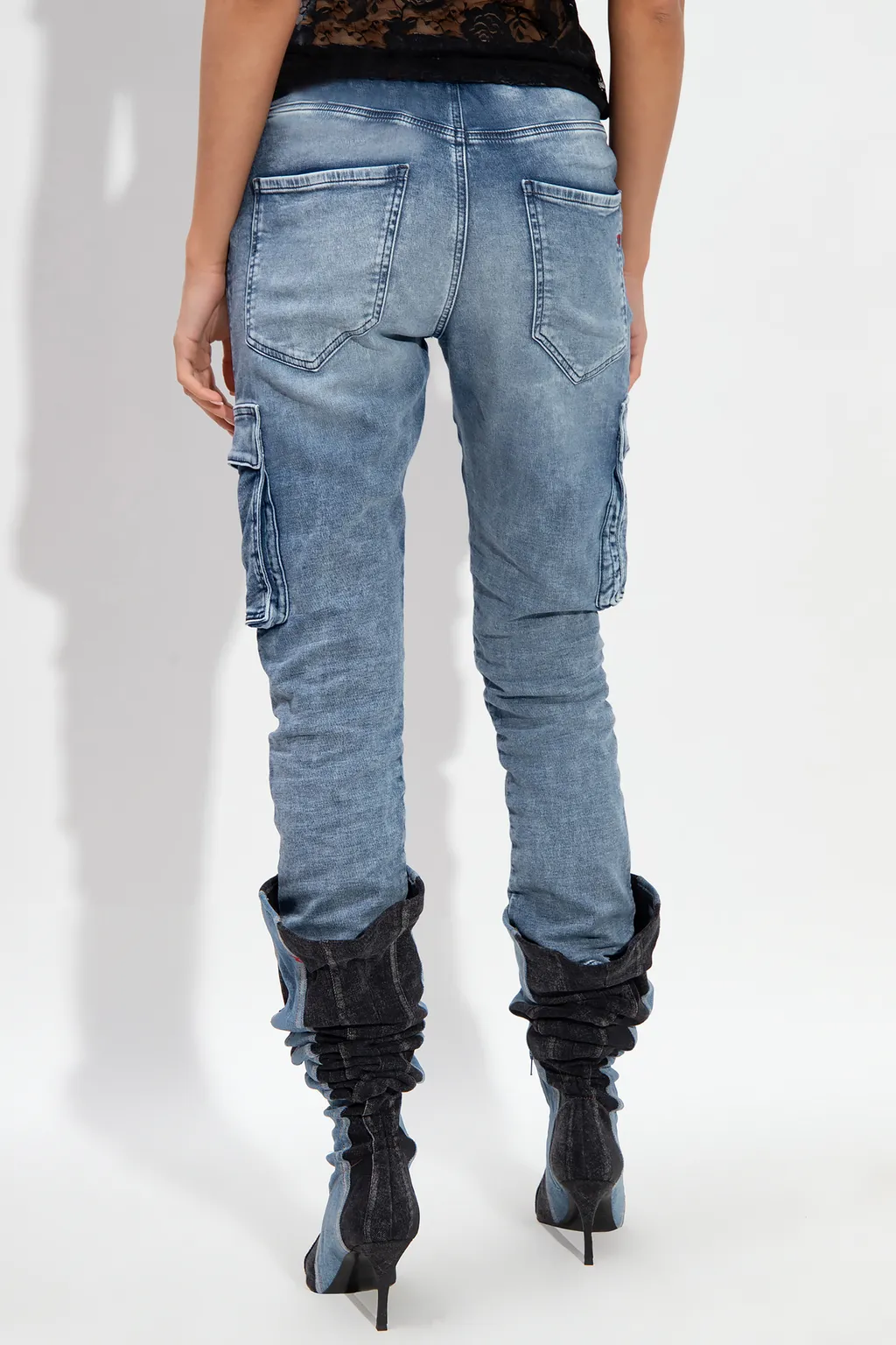 D-Ursy Drawstring Tapered Jeans