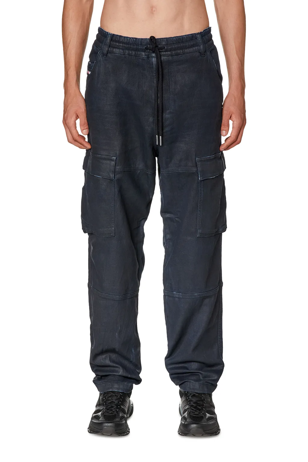 Cargo Tapered Jeans