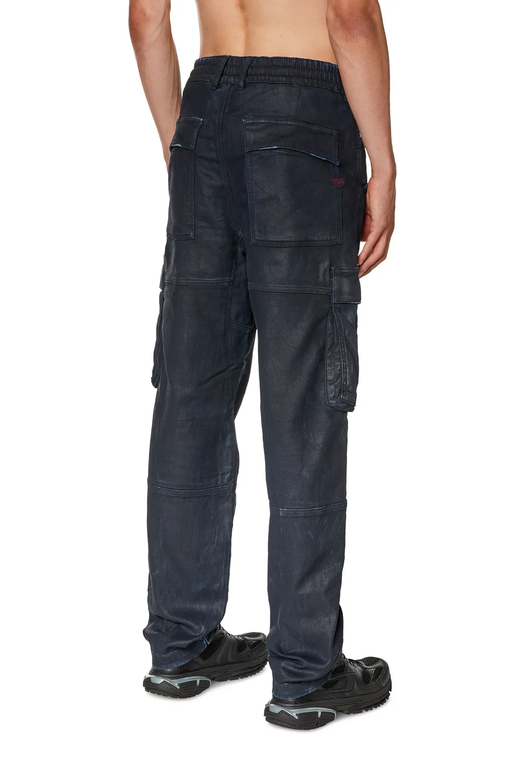Cargo Tapered Jeans